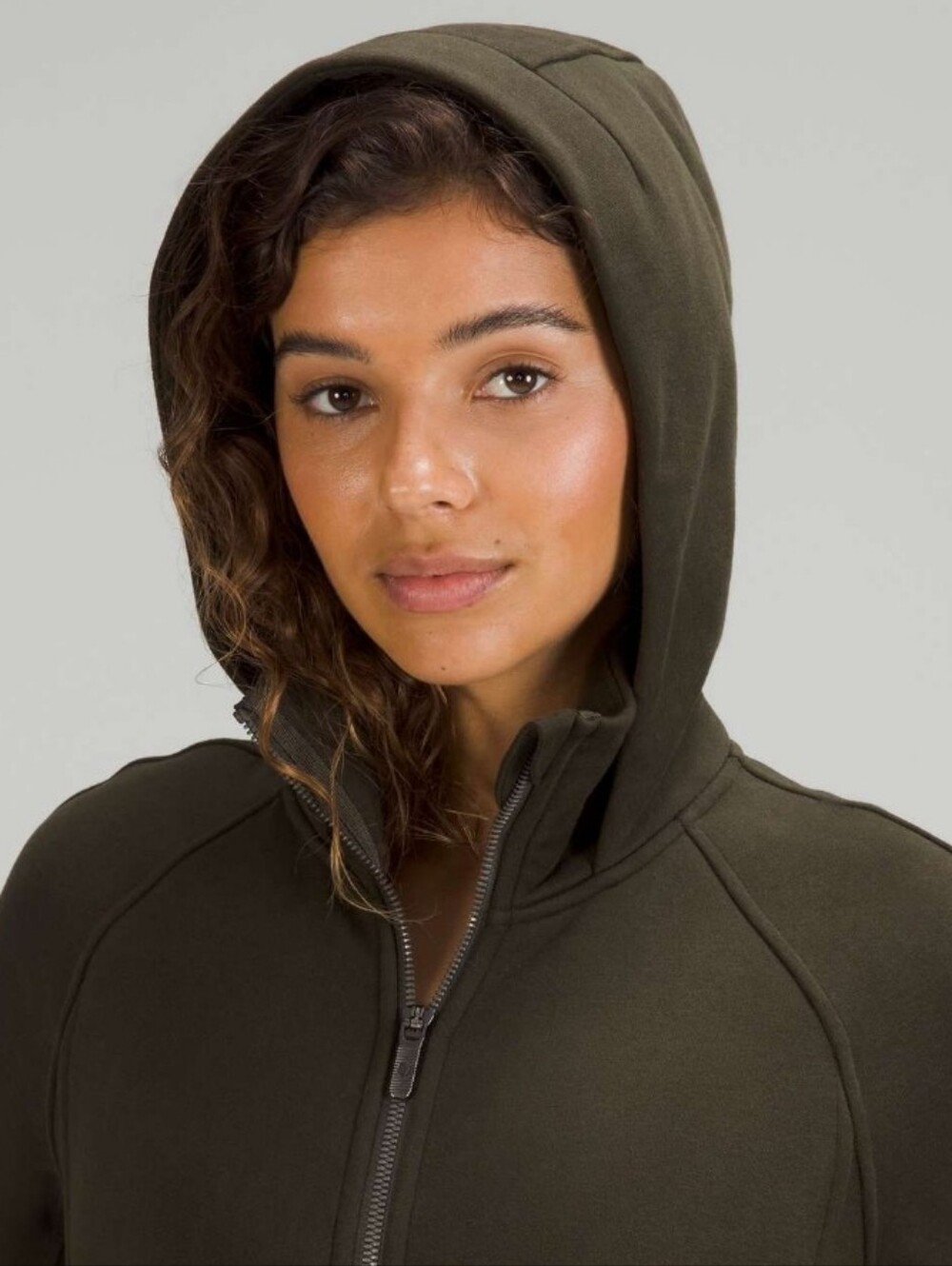 Lululemon Hooded Radiant Jacket Full-Zip Hoodie Dark Olive/ 8 - Picture 10 of 11
